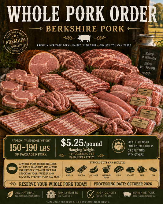 Pasture-Raised Pork Deposit