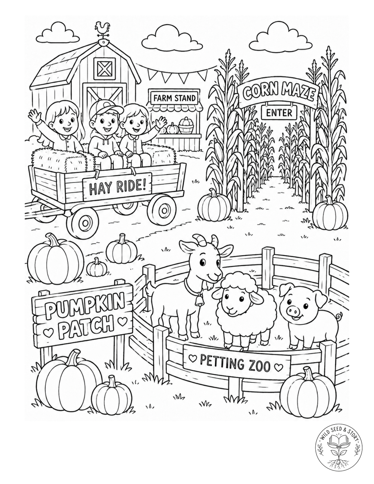 FreeBees - Coloring & Activity Pages