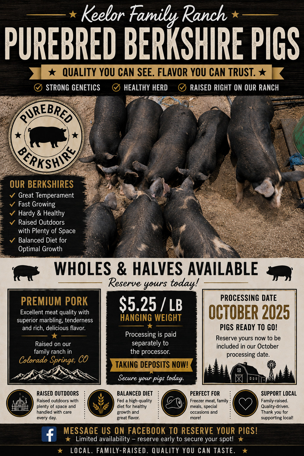 Pasture-Raised Pork Deposit