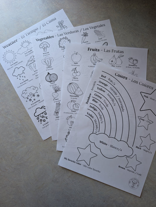 Bilingual Posters English/Spanish - Packet 1